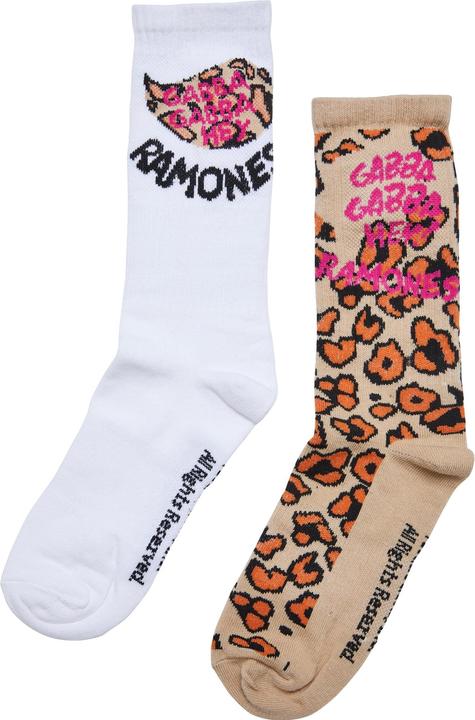 Merchcode Ramones Leo Socks 2-Pack - 19833 (2er Pack, 43 - 46)