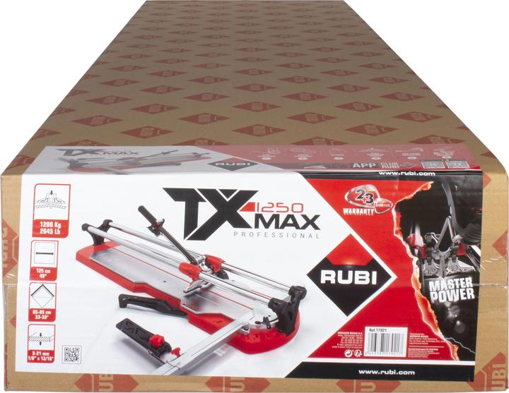 Immagine prodotto MGA RUBI | Taglierina manuale per piastrelle | Taglierina professionale per ceramica ideale per gres