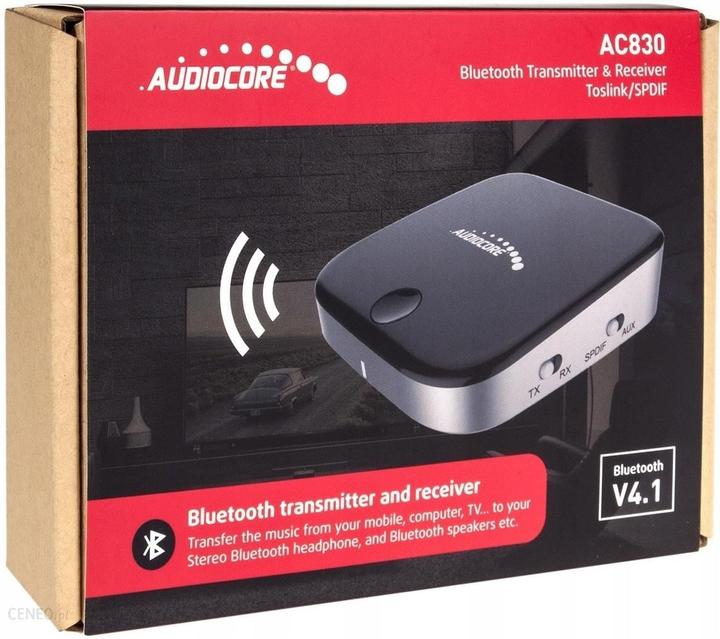 Image du produit Audiocore Odbiornik Bluetooth 5.0 AUX Baseus Qiyin (Juodas) (Emetteur & Récepteur)