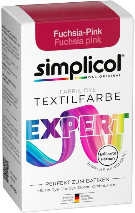 Produktbild Simplicol Textilfarbe expert (fuchsiapink, 150 ml)