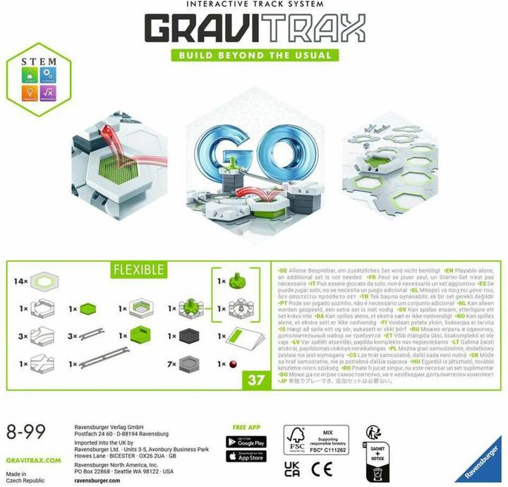 Productafbeelding Ravensburger GraviTrax GraviTrax GO Flexibel