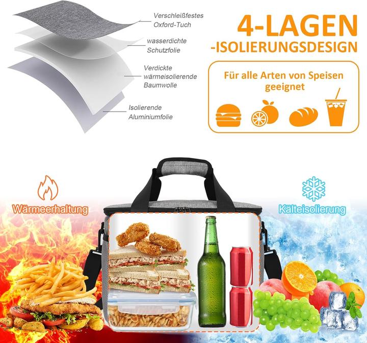 Produktbild Caliyo Faltbare Kühltasche mit Reissverschluss (15 l)