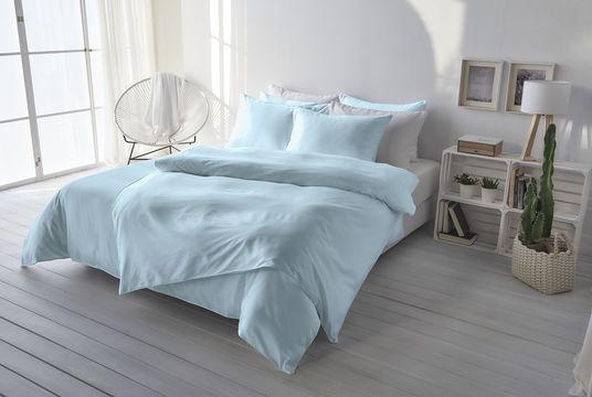 Actual product image Living Home Uni satin (Bedding set, 200 x 210 cm, 65 x 65 cm)