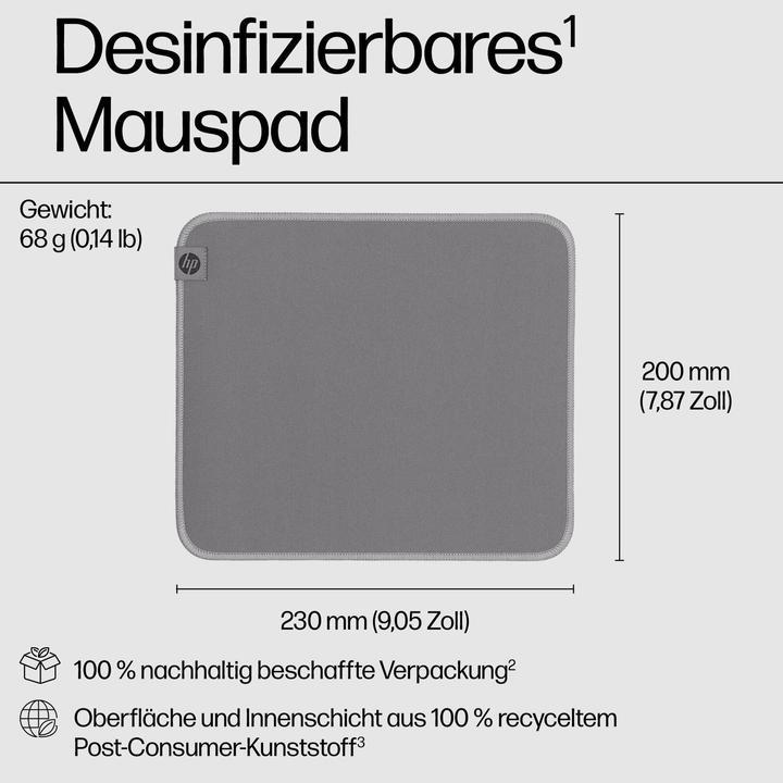 Produktbild HP 100 Sanitizable Mouse Pad (P)