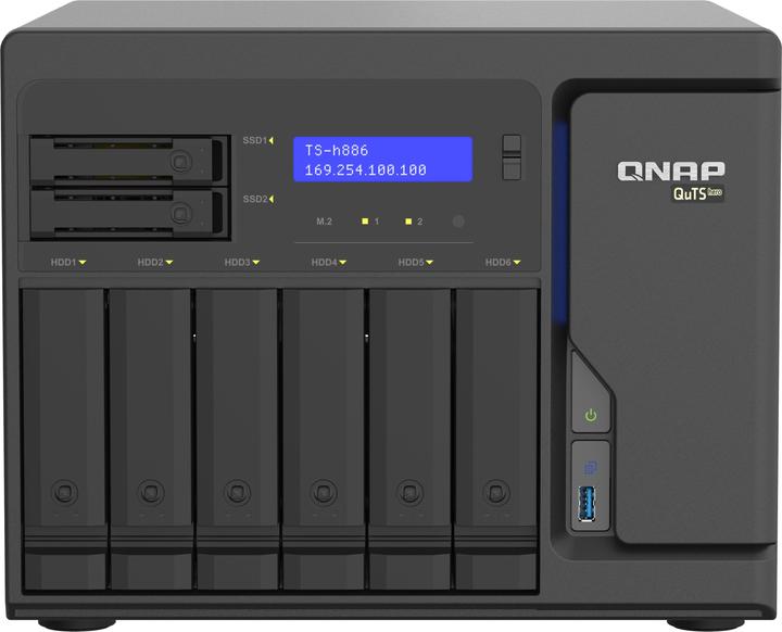 QNAP TS-h886-D1602-8G (0 TB)