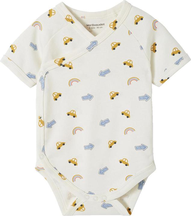 Actual product image Vertbaudet 5er-Pack Baby Wickelbodys Bio-Baumwolle Oeko-Tex (56)