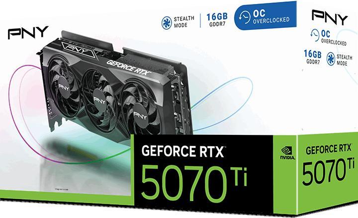 Produktbild PNY GeForce RTX 5070 Ti OC (16 GB)