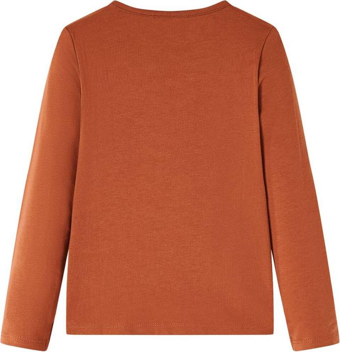 Produktbild VidaXL Kinder-Langarmshirt Cognac 140,Material: 95 % Baumwolle. 5 (140)
