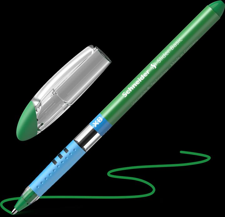 Produktbild Schneider Kugelschreiber Slider Basic (Grün, 1 x)