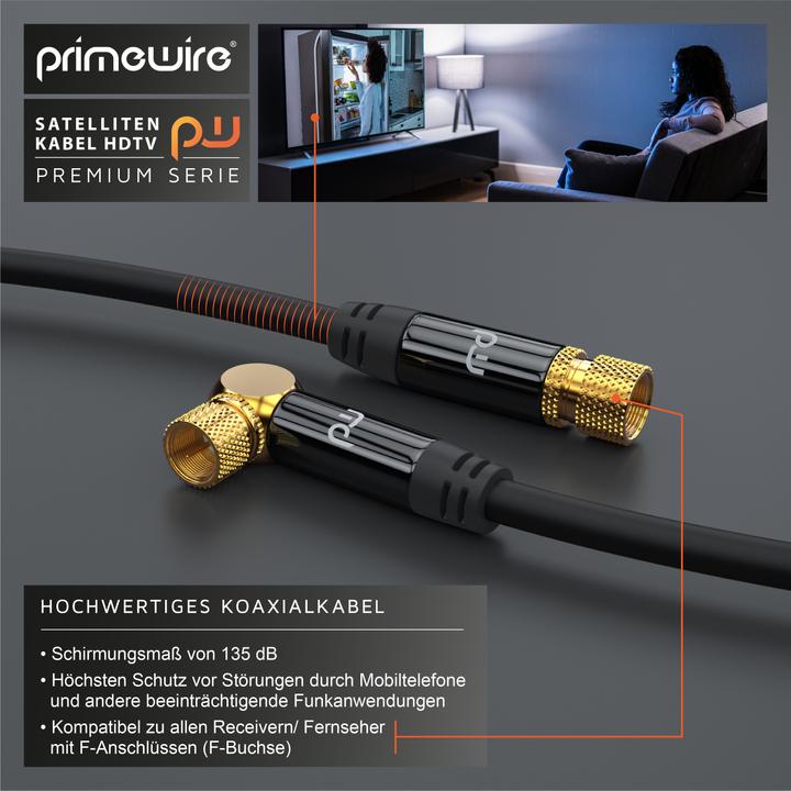 Actual product image Primewire SAT Kabel HDTV - Premium SAT Koaxialkabel (135 dB, Satellite cable)