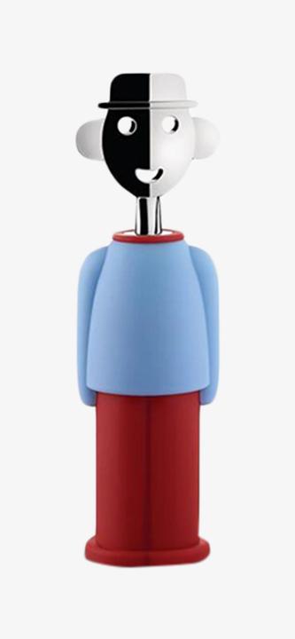 Image du produit Alessi Tire-bouchon Alessandro M. bleu clair-rouge (Tire-bouchon)