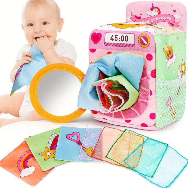 Produktbild Activity Board Baby Tissue Box Spielzeug für Babys Neugeborene, Kleinkind Spielzeug Baby Stocking Stuffers