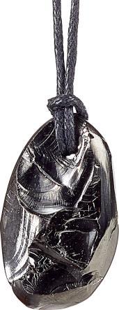 Image du produit PranaHaus Pendentif en schungite noble (Chungite noble)