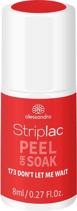 Image du produit Alessandro Striplac Peel or Soak - 173 Ne me laisse pas attendre (173 Ne me fais pas attendre, Vernis semi-permanent)