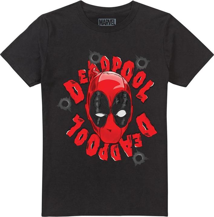 Actual product image Deadpool Mens Head T-Shirt (4XL)