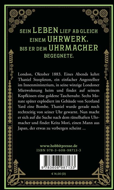 Immagine prodotto Der Uhrmacher in der Filigree Street (Tedesco, Natasha Pulley, Jochen Schwarzer, 2023)