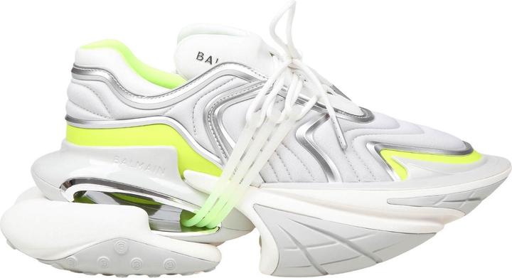 Immagine prodotto Balmain unicorn wave sneakers in neoprene color white and yellow (42)