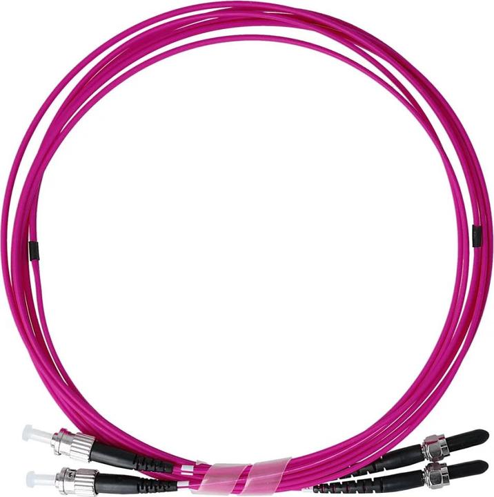Actual product image BlueOptics Duplex fibre optic patch cable ST-FSMA Multimode OM4 7.5 metres (S/UTP, CAT8.2, 7.50 m)