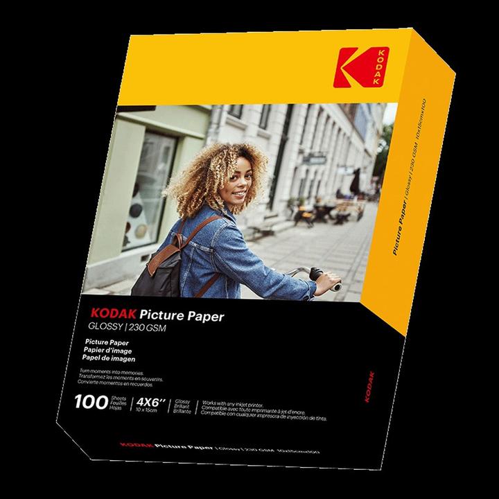 Immagine prodotto Kodak Carta fotografica 230g 11,8 mil lucida 4/6x100 (9891164) (230 g/m², 10 x 15 cm, 100 x)