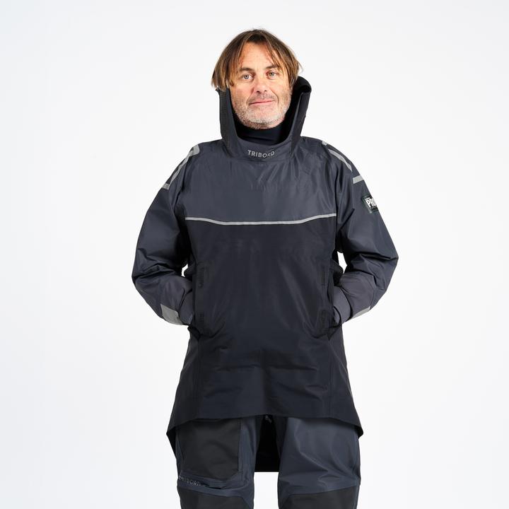 Immagine prodotto Tribord Giacca slip-on da uomo lunga Offshore Pro Series grigio scuro (L)