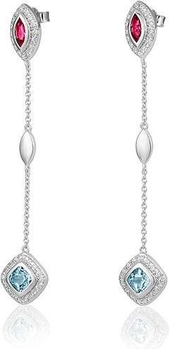 Produktbild Breuning OHRSCHMUCK - ED.TOP.HELL/E.ROSA TURMALIN/Brill. 0,48 Ct. H/si (750/18 K Gold)