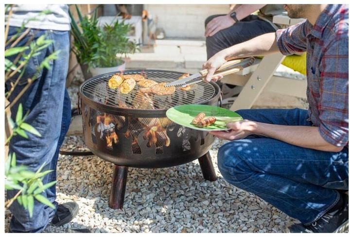 Actual product image Buschbeck Fire bowl Wildfire 61 x H 61 cm iron bronze (61 cm)