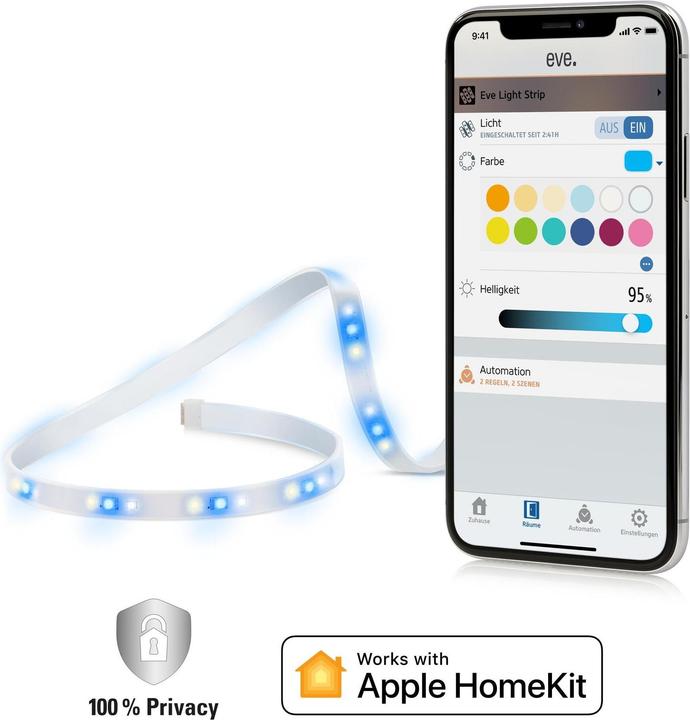 Actual product image Eve Light Strip (Multicoloured, 200 cm, Indoor)
