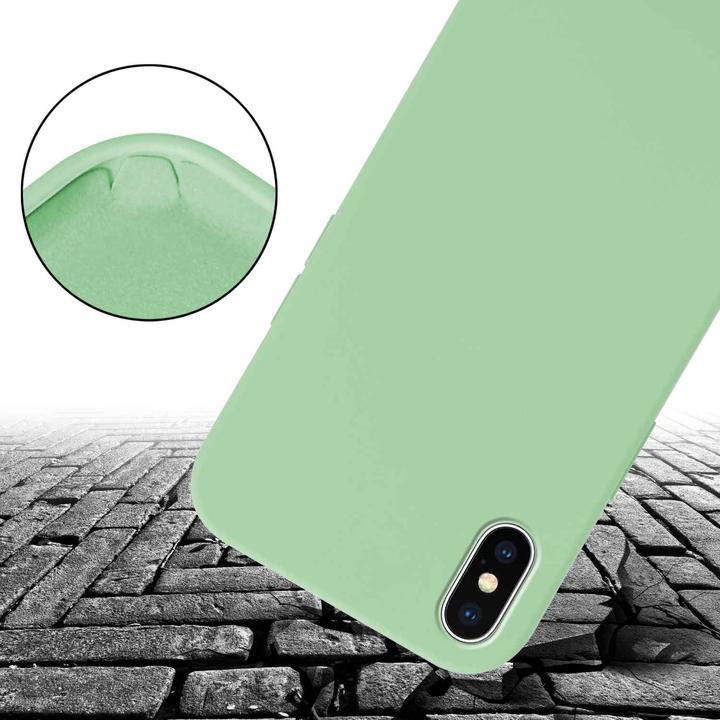 Actual product image Cadorabo TPU Cover Mobile Phone Chain Liquid (Apple iPhone X)