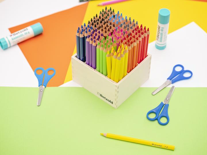 Immagine prodotto Betzold 144 spille triangolari spesse, lunghe 17,5 cm (Multicolore, 1 x)