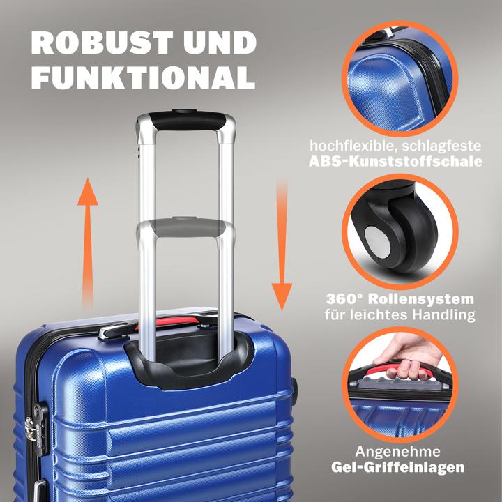 Produktbild Monzana Hartschalenkoffer (120 l, Handgepäck (bis 50l), M (50 - 90l), L (90 - 115l))