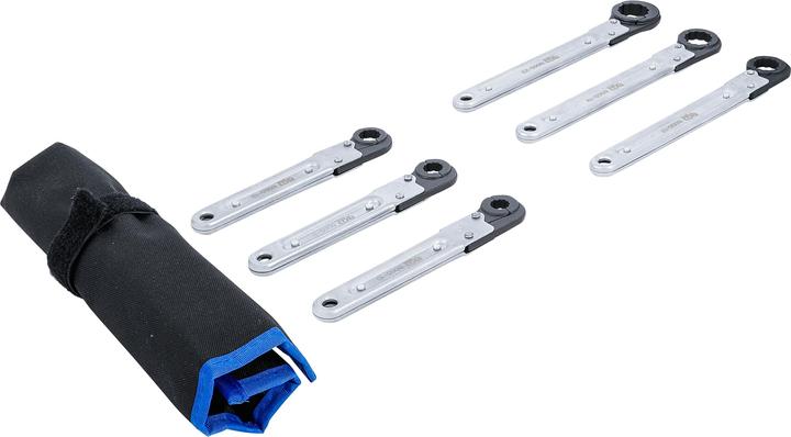 Actual product image BGS Line Ratchet Wrench Set | 6 pcs. (22 mm)