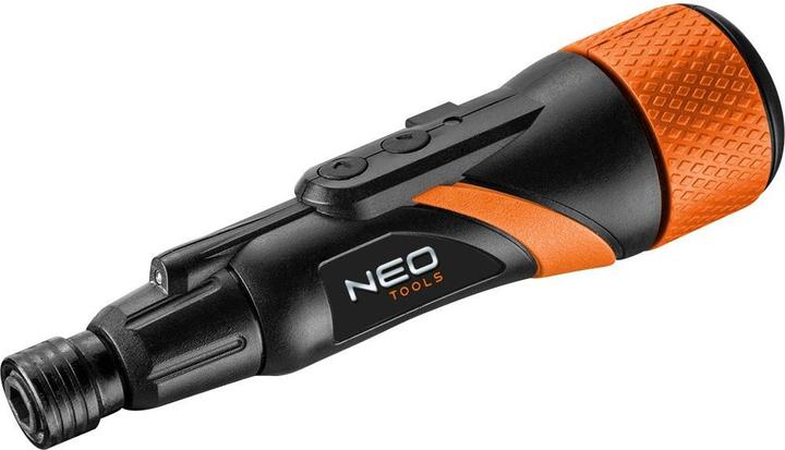 Actual product image Neo Cordless micro USB screwdriver 3.6 V, Li-Ion, plastic box + accessories (Rechargeable battery operated)