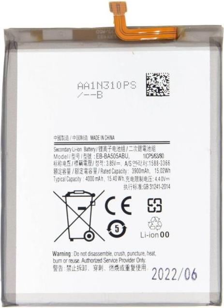 Actual product image Samsung A50 baterie EB-BA505ABU Li-Ion (OEM)