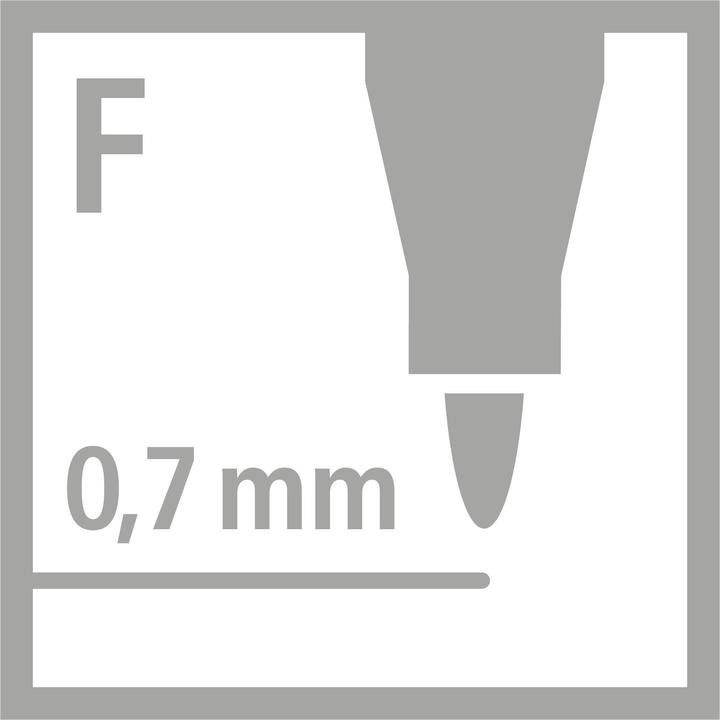 Produktbild STABILO Write-4-all Permanent-Marker (Schwarz, 0.70 mm, 1 x)