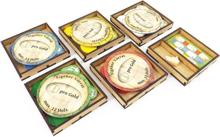 Produktbild Feldherr NUSS - Brettspiel Organizer für Nusfjord und Erweiterung Schollen-Deck