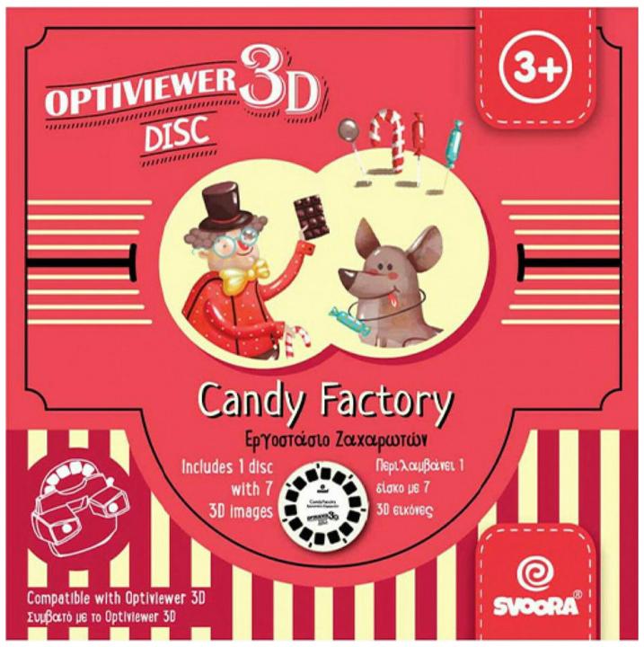 Svoora Afbeeldingenbak 'Snoepfabriek' voor Optiviewer 3d 03009 vanaf 4+ jaar