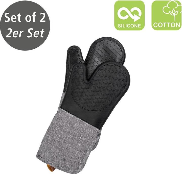 Actual product image Wenko Topfhandschuhe Ada Silikon 2er (Cotton, Viscose, Linen, Polyester)