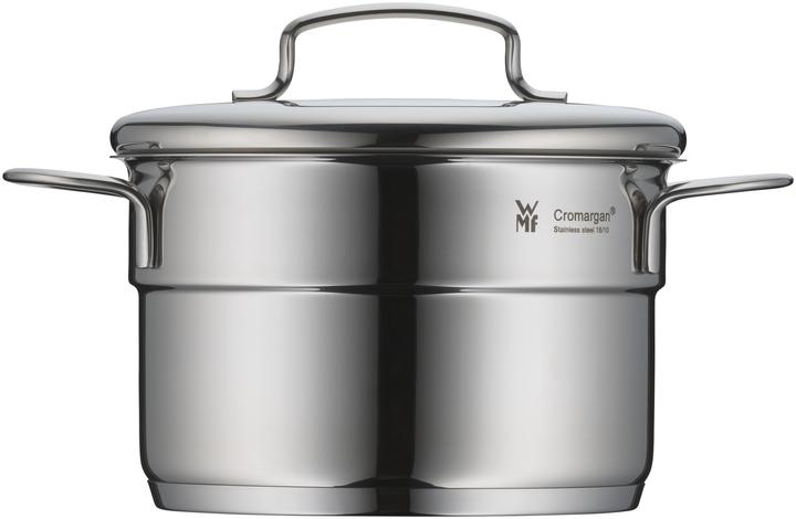 Mini meat pot (14.14 cm, Pot, Stainless steel)