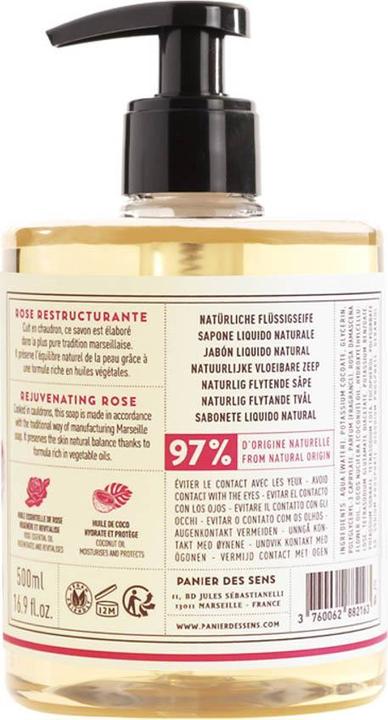 Produktbild Panier des Sens Flüssigseife Marseille Rose liq (Flüssigseife, 500 ml)