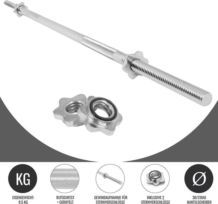 Image du produit Gorilla Sports Barre d'haltère long