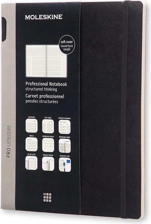 Produktbild Moleskine Professional Notebook XL (Spezial, Liniert, Harter Einband)