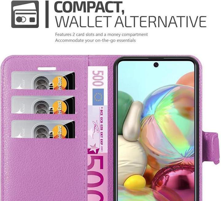 Actual product image Cadorabo Book with stand function cover (Samsung Galaxy A71 5G)