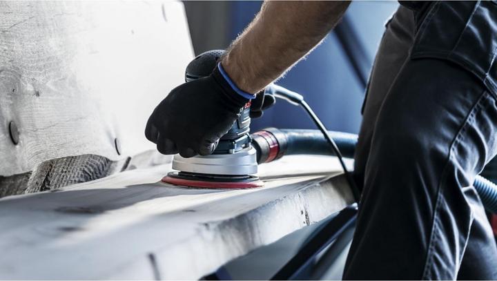 Produktbild Bosch Professional Zubehör EXPERT M480 Schleifnetz für Exzenterschleifer, 125 mm, G 80, 5 Stück (80)