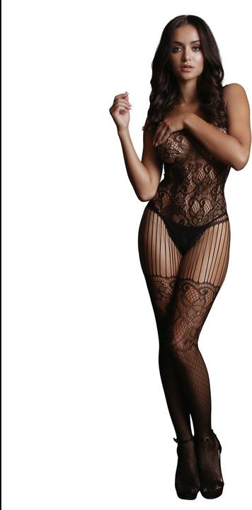 Produktbild Le Désir Lace and Fishnet Bodystocking (One Size)