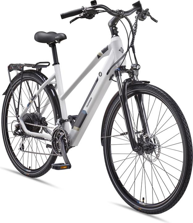 Telefunken Trekking E-Bike Expedition XC940, Wheel size 28 ", Warranty 24 month(s), White/Black (50 cm)