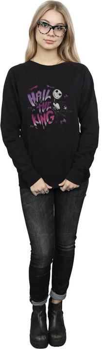 Actual product image Disney Womens/Ladies Nightmare Before Christmas Hail The King Sweatshirt (XL)