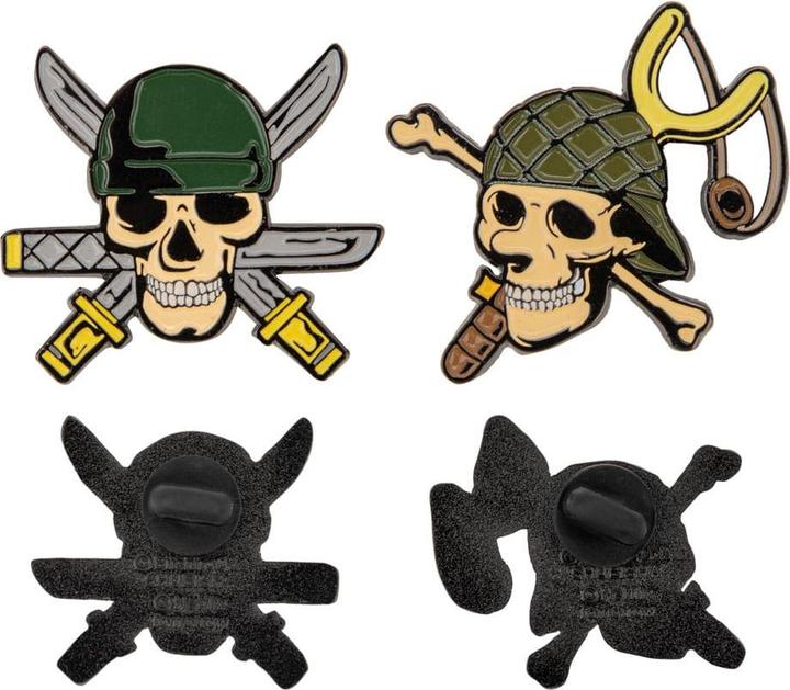 Immagine prodotto Cinereplicas Distintivo a spilla di One Piece confezione da 2 Zoro & Usopp