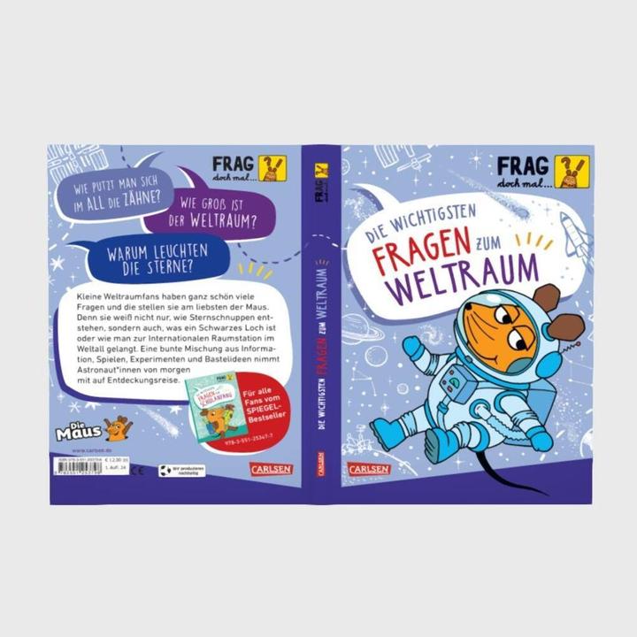 Actual product image Frag doch mal... die Maus: Die wichtigsten Fragen zum Weltraum (German, Linda Hartwig, Inca Vigh, 2024)