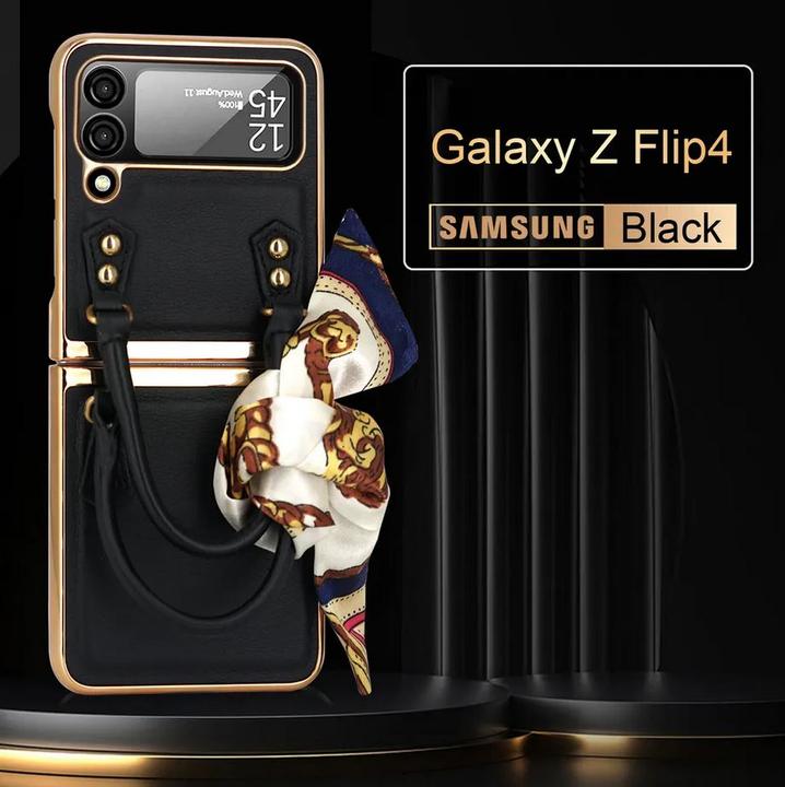Produktbild PhoneLook Hülle Fashion Designer Schutzhülle in Handtaschenform (Samsung Galaxy Z Flip4)