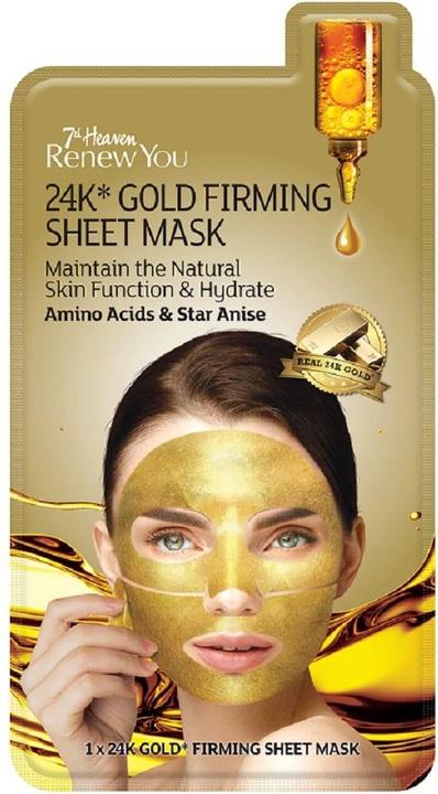 Produktbild 7th Heaven Renew You 24k Gold Firming Sheet Mask